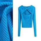 Long Sleeve Knot Knit Top