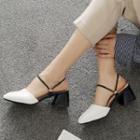 Two-way Block Heel Mules