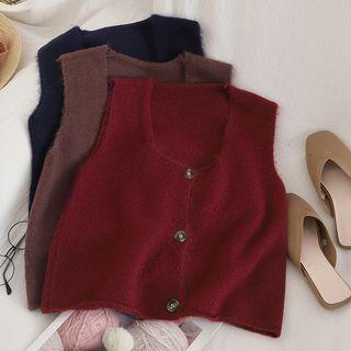 U-neck Knit Vest