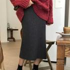Midi Knitted Skirt