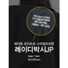 Long-sleeve Lettering Cotton Jacket