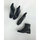Square-toe Flat-heel Short Boots