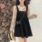 Strappy A-line Dress / Chiffon Blouse