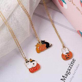 Cat & Pumpkin Necklace (various Design)