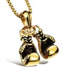 Boxing Gloves Pendant Stainless Steel Necklace