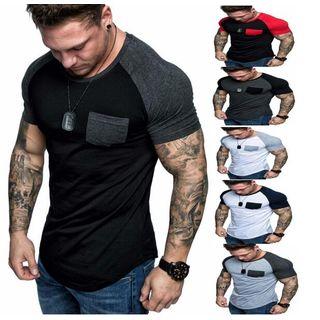 Short-sleeve Pocket Raglan T-shirt