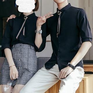 Couple Matching Students Style Shirt
