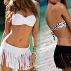Fringed Swim Pants