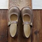 Round-toe Platform Mary Jane Shoes