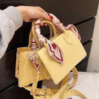 Scarfed Crossbody Bag