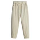 Band-waist Plain Joggers