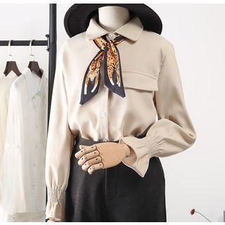 Smocked Cuff Shirt