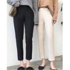 Seam Front Cropped Dress Pants
