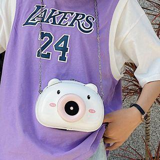 Pig Shaped Mini Chain Crossbody Bag