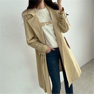 Band-waist Trench Coat