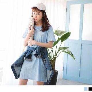 Cat Print Long T-shirt