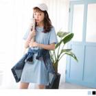 Cat Print Long T-shirt