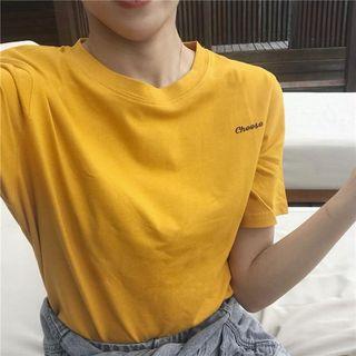 Short-sleeve T-shirt Yellow - One Size