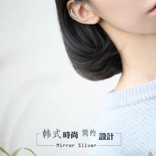 925 Sliver Faux Pearl Ear Cuff