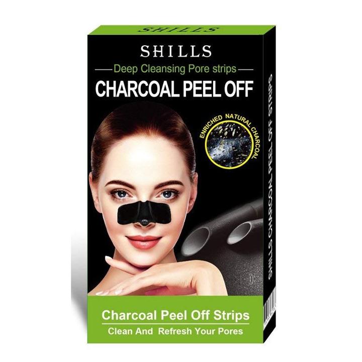 Shills - Black Mask Charcoal Peel Off Strips 28 Pcs
