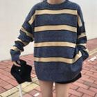 Couple Matching Striped Sweater As Shown In Figure - One Size