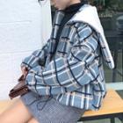 Fleece-lined Plaid Jacket