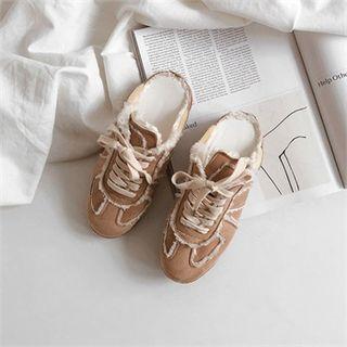 Sherpa-fleece Slide Sneakers