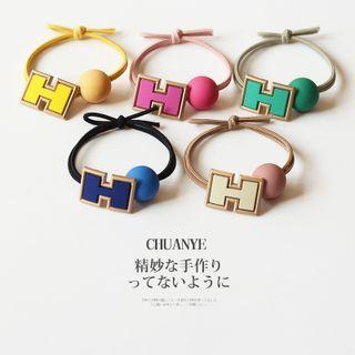 Letter H Hair Tie