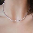 Metallic Necklace Silver - One Size