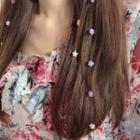 Faux Crystal Flower Headpiece