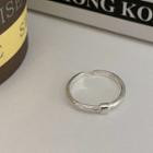 Sterling Silver Open Ring J2641 - Silver - One Size