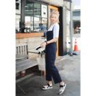 Stripe-pattern Jumpsuit