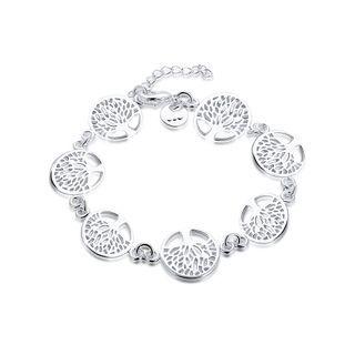 Fashion Tree Of Life Bracelet Silver - One Size
