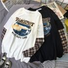 Mock Two Piece Crew Neck T-shirt
