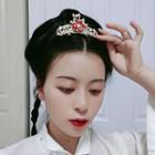 Flower Faux Pearl Hair Stick 1 Pcs - M114 - Hair Stick - One Size