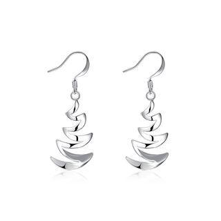 Simple And Fashion Crescent Bay Earrings Silver - One Size
