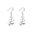 Simple And Fashion Crescent Bay Earrings Silver - One Size