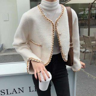 Chain Accent Cardigan