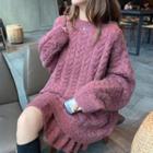 Oversize Sweater / Knit A-line Skirt