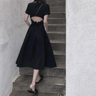 Open-back Midi Dress