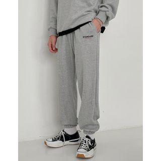 Standard Letter Print Jogger Pants