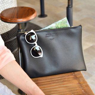 Feel So Good Sunny Embossed Pleather Clutch