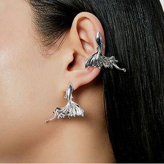 Mermaid Alloy Dangle Earring