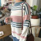 Striped Sweater Blue - One Size
