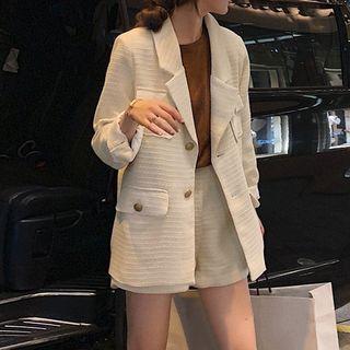 Set: Tweed Blazer + Shorts