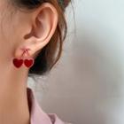 Cherry Drop Earring 1 Pair - Cherry Drop Earring - Red - One Size