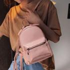 Patent Faux Leather Backpack
