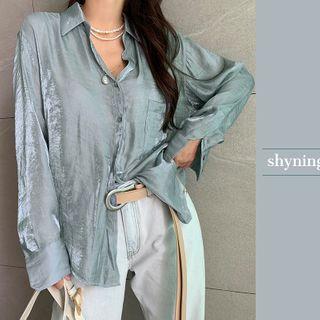 Long-sleeve Shimmer Shirt