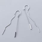 925 Sterling Silver Bar Dangle Earring 1 Pair - Earring - One Size