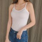Spaghetti-strap Long Top
